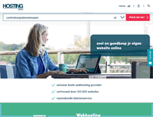Tablet Screenshot of hosting2go.nl